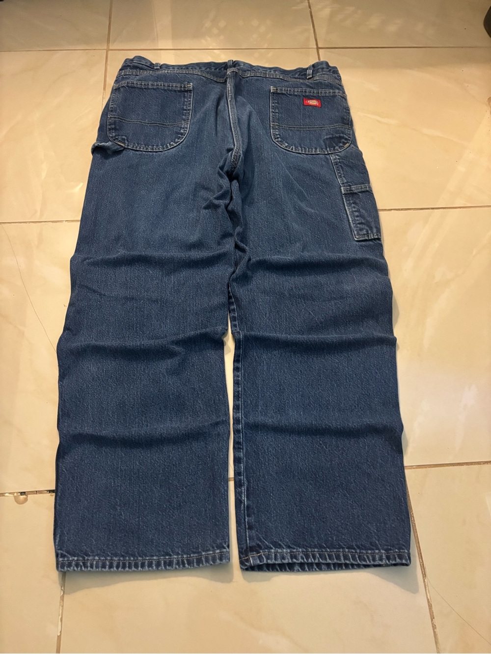 Dickies Men's Dark Blue Relaxed Carpenter Jeans